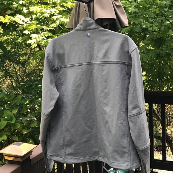 Marmot Gray Softshell Jacket Size M - Picture 3 of 7